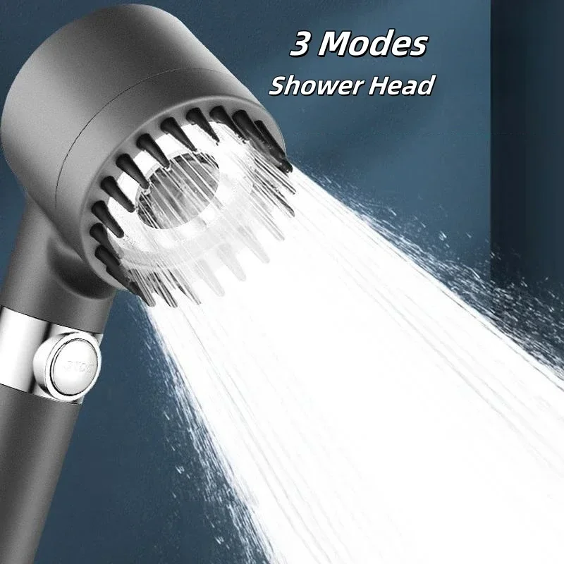 Home Bathroom Taps - High Pressurized Filter Shower Head 3-mode