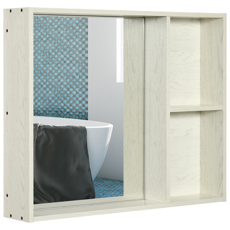 Bathroom Cabinet Mirror - 31.5 Inch x 25.5 Inch Medicine