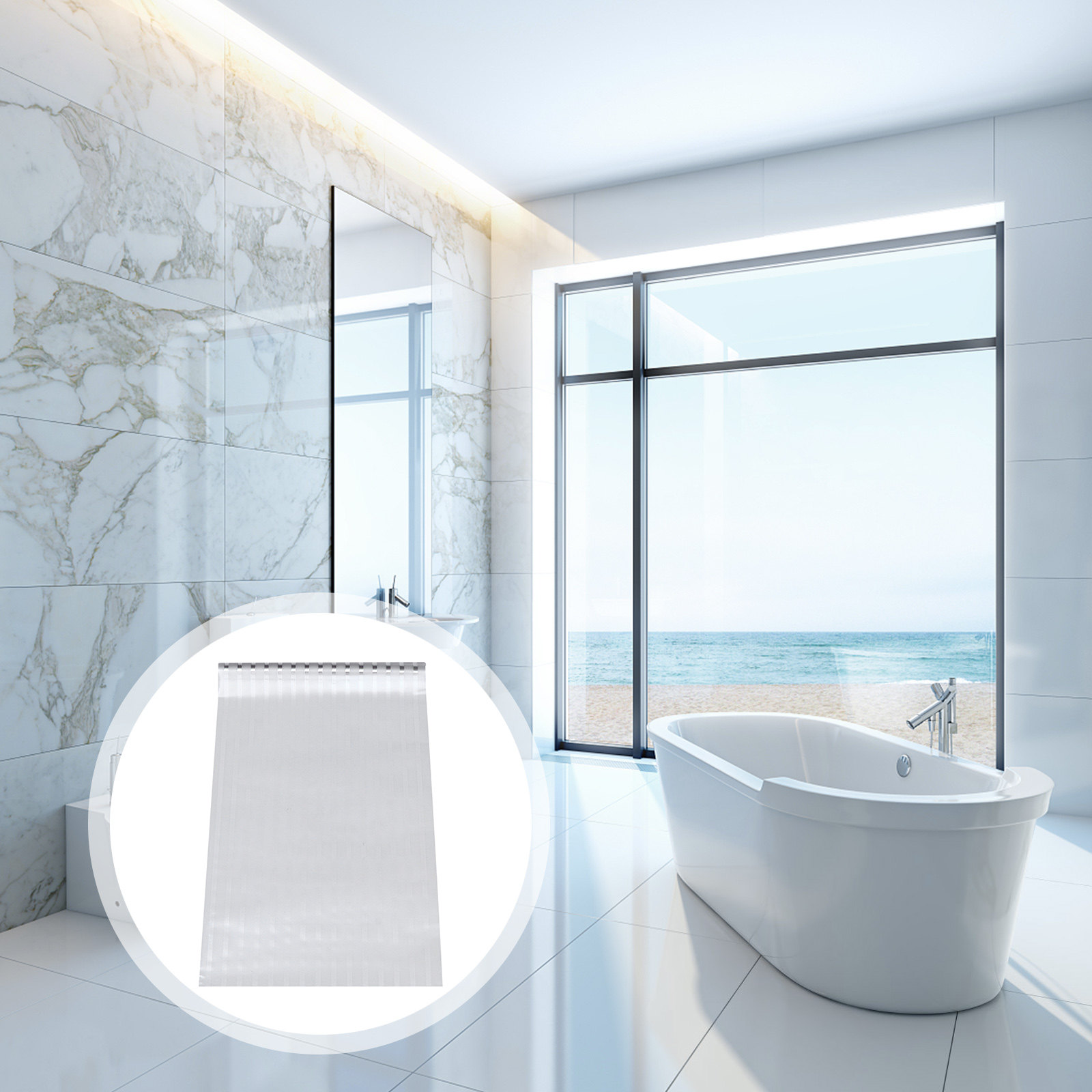 Home Bathroom Window Tint - 1Pcs Frosted Window Film Blackout Privacy