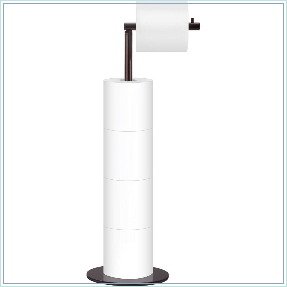Toilet Paper Holder - Free Standing Toilet Paper Holder Stand