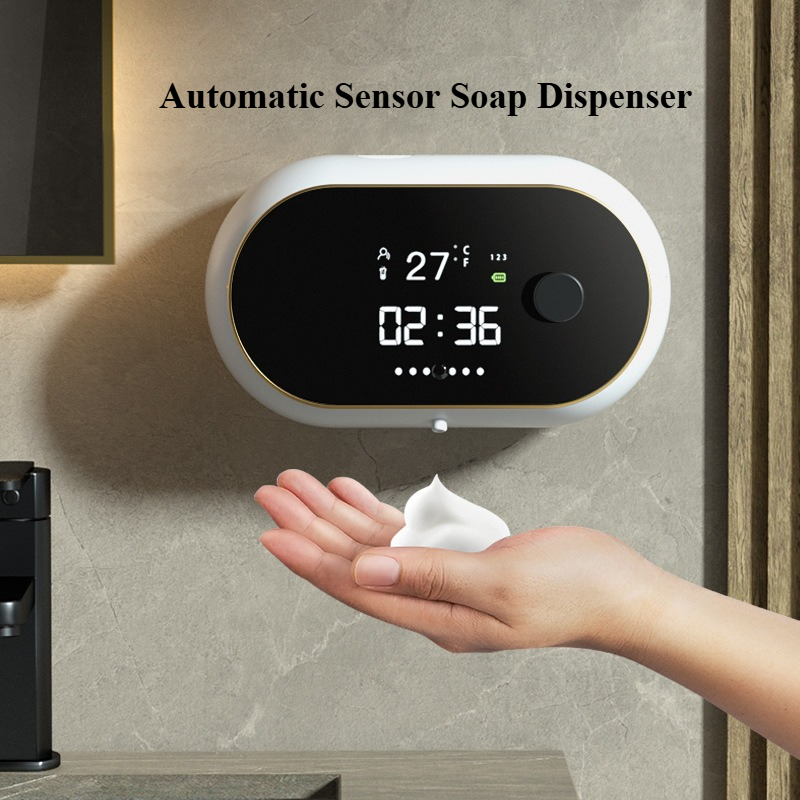 Home Bathroom Wall Soap Dispenser - Automatic Foam Washing, Mobile Phone Induction