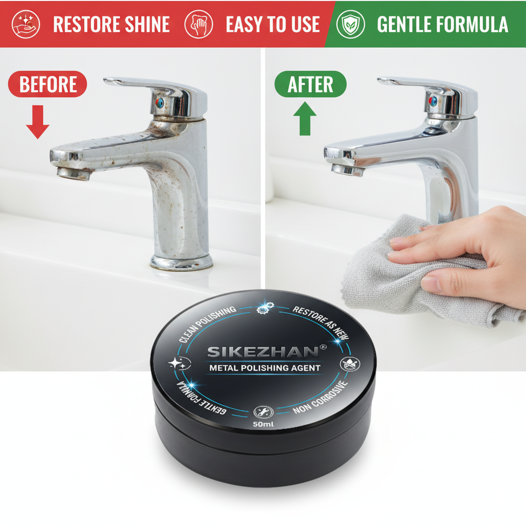 Home Kitchen Bathroom Cleaning - Metal Surface Restorer for Home –