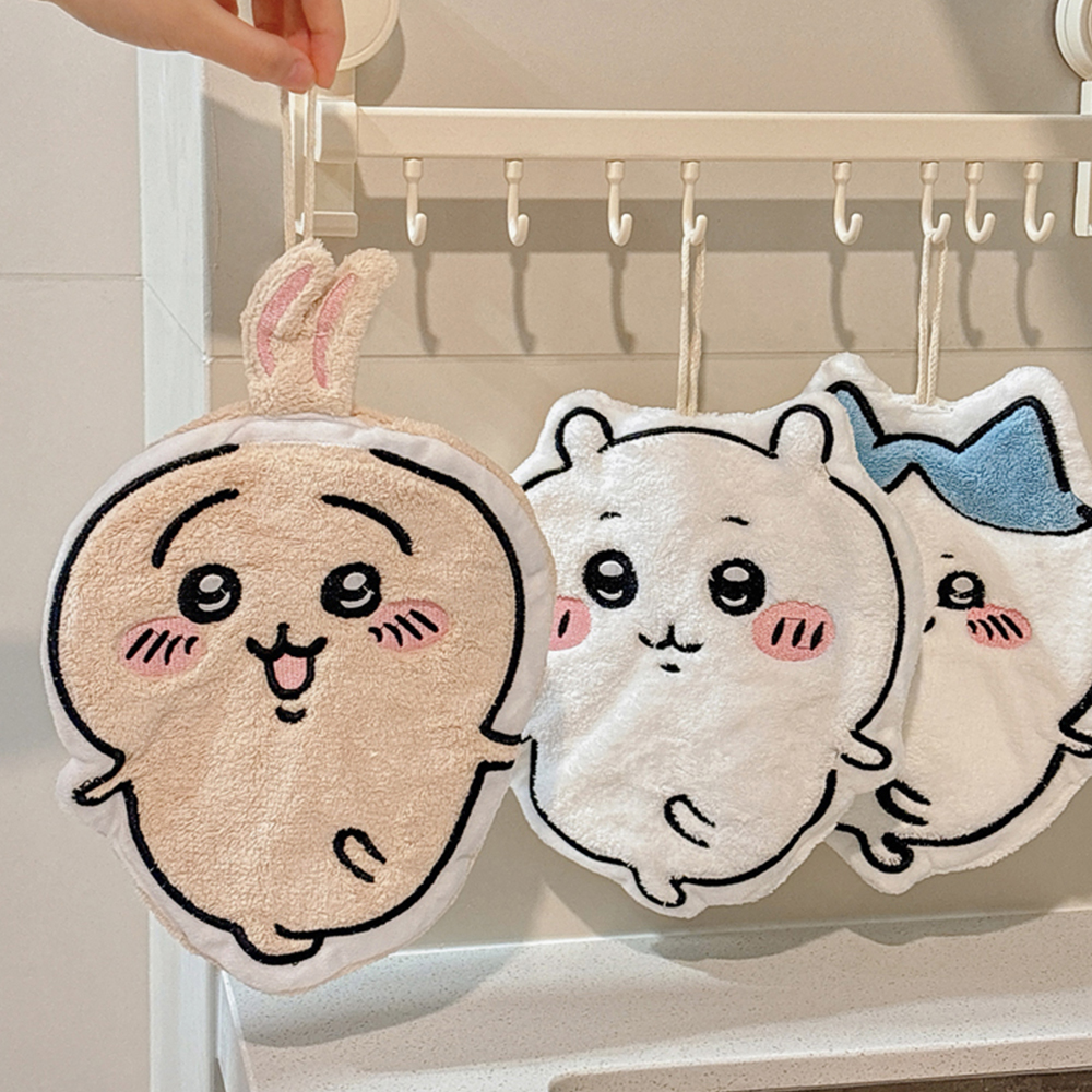 Tiny Home Bathroom Kit - Chiikawa Usagi Hachiware Super Absorbent Hanging