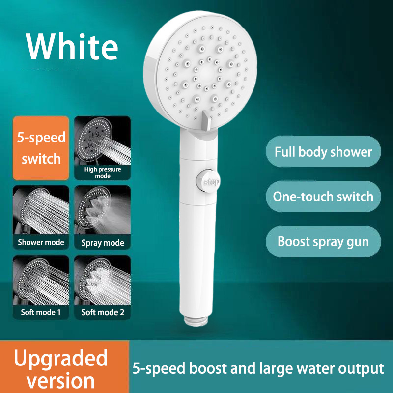 Shower Head Rain - Pressure Boosting Shower Head Set Home