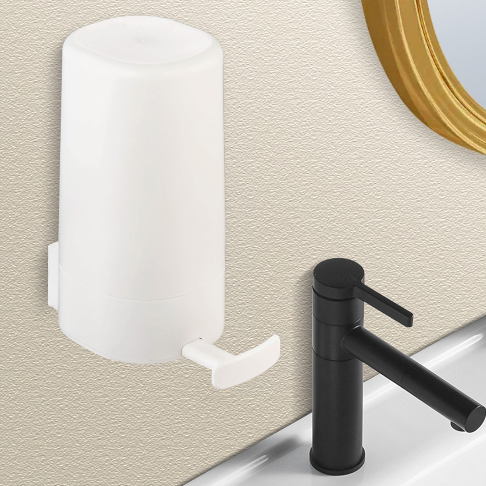 Home Bathroom Wall Soap Dispenser - Wall Mounted Bar Soap Grinder Waterproof