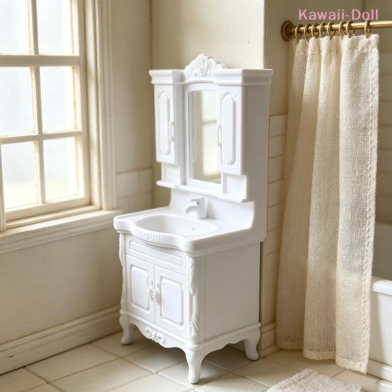 Tiny Home Bathroom Kit - [DO]1Pcs 1/12 Dollhouse Miniature Bathroom Handwashing