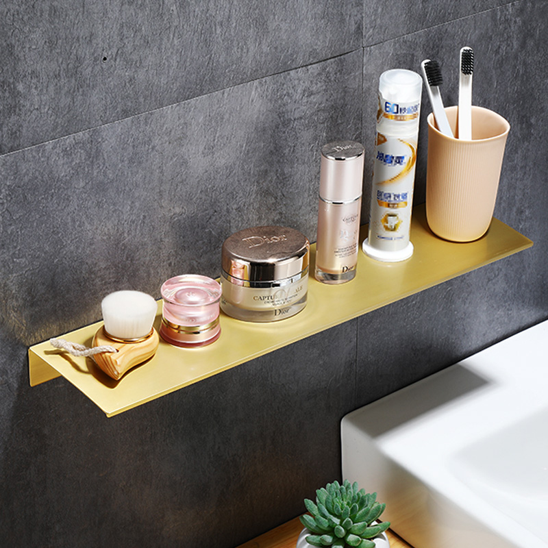 Tiny Home Bathroom Kit - Bathroom Storage Rack Shampoo Wall Shelves