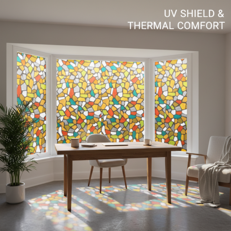  Window Film Privacy Vinyl Se - Home Bathroom Window Tint reseña y precio