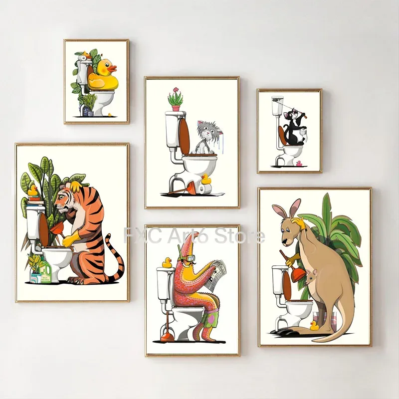 1PCS Frameless Fun Bathroom An - Toilet Paper Holder reseña y precio