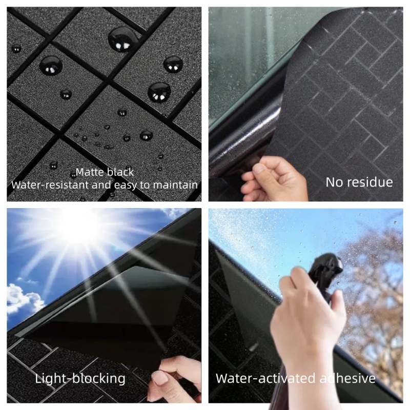 Privacy Blackout Window Film S - Home Bathroom Window Tint reseña y precio
