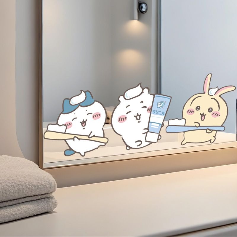 Hot Chiikawa Mirror Stickers S - Tiny Home Bathroom Kit reseña y precio