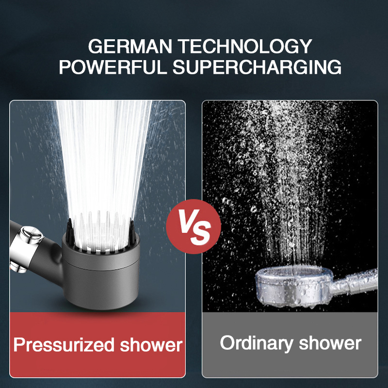 High-pressure Shower Head 3-mo - Home Bathroom Taps reseña y precio