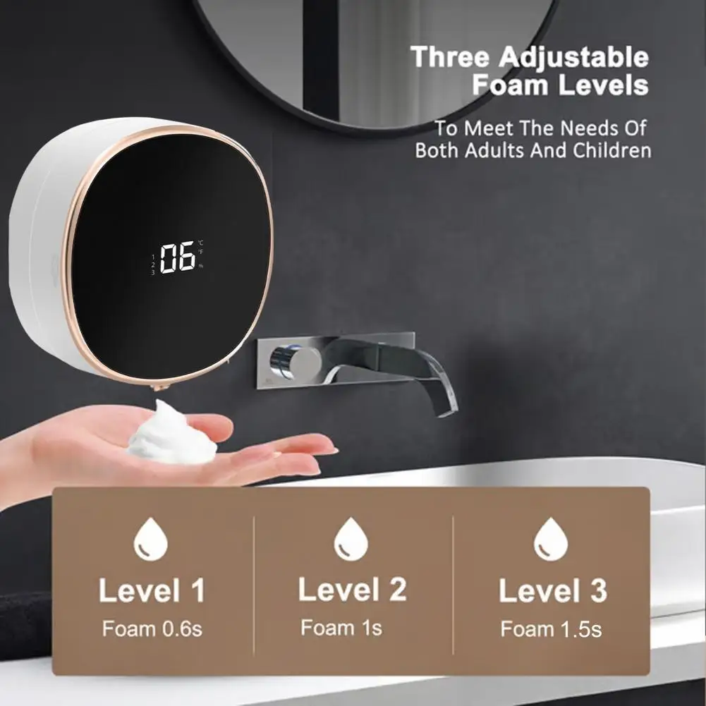 Electric Soap Dispenser with T - Home Bathroom Wall Soap Dispenser reseña y precio
