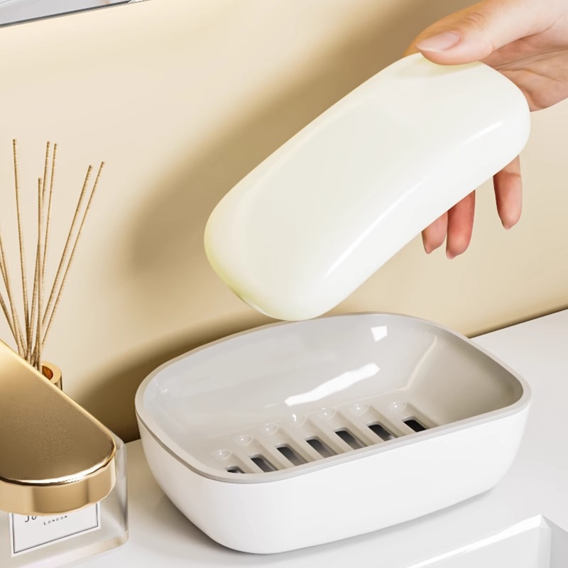 Double Layer Soap Dish with Dr - Glass Soap Dish reseña y precio