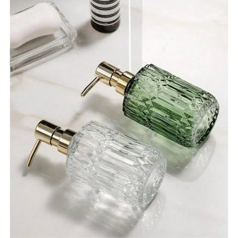400ML Manual Liquid Soap Dispe - Glass Soap Dish reseña y precio