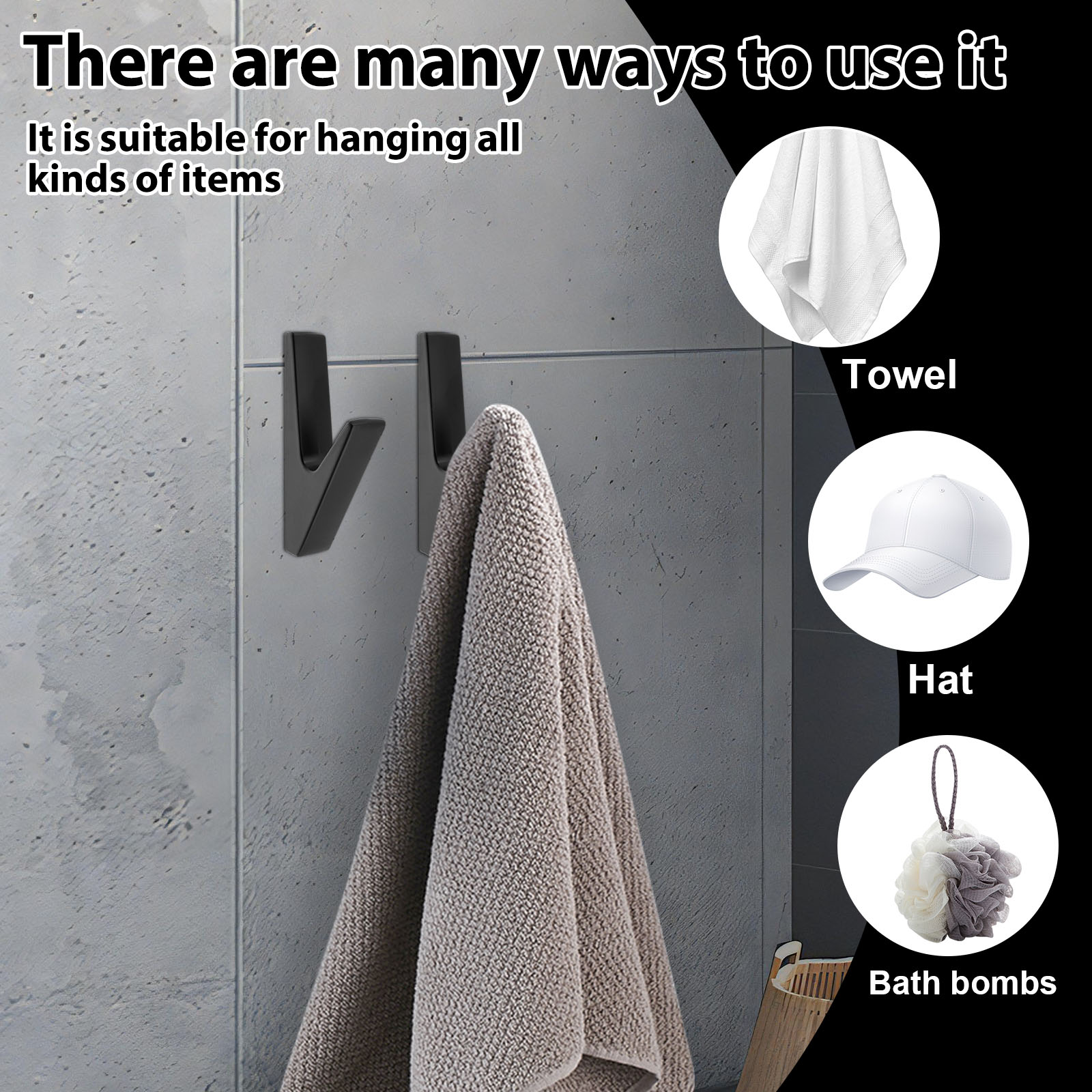 8/16Pcs Towel Hooks Metal Matt - Tiny Home Bathroom Kit reseña y precio