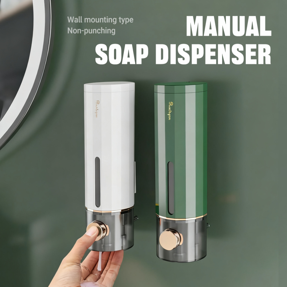 Manual Press Soap Dispenser 45 - Home Bathroom Wall Soap Dispenser reseña y precio