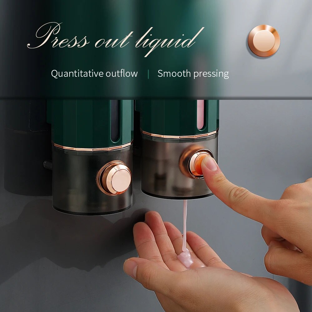 Manual Press Soap Dispenser 45 - Home Bathroom Wall Soap Dispenser reseña y precio