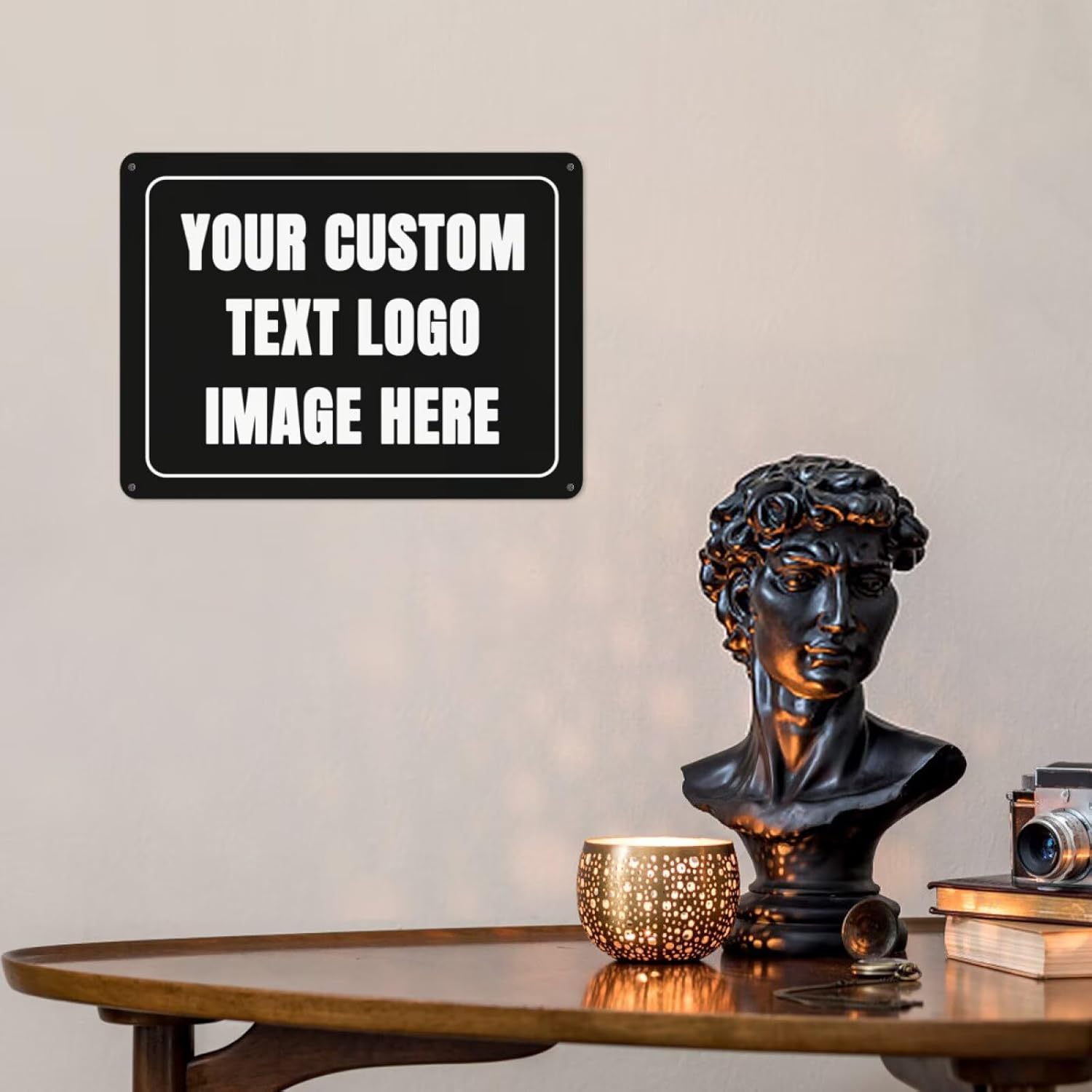 Custom Sign Personalized Metal - Home Bathroom Design reseña y precio