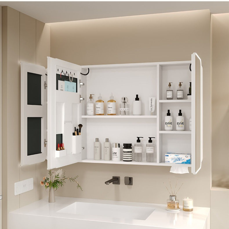 LED Bathroom Mirror Cabinet Al - Bathroom Cabinet Mirror reseña y precio