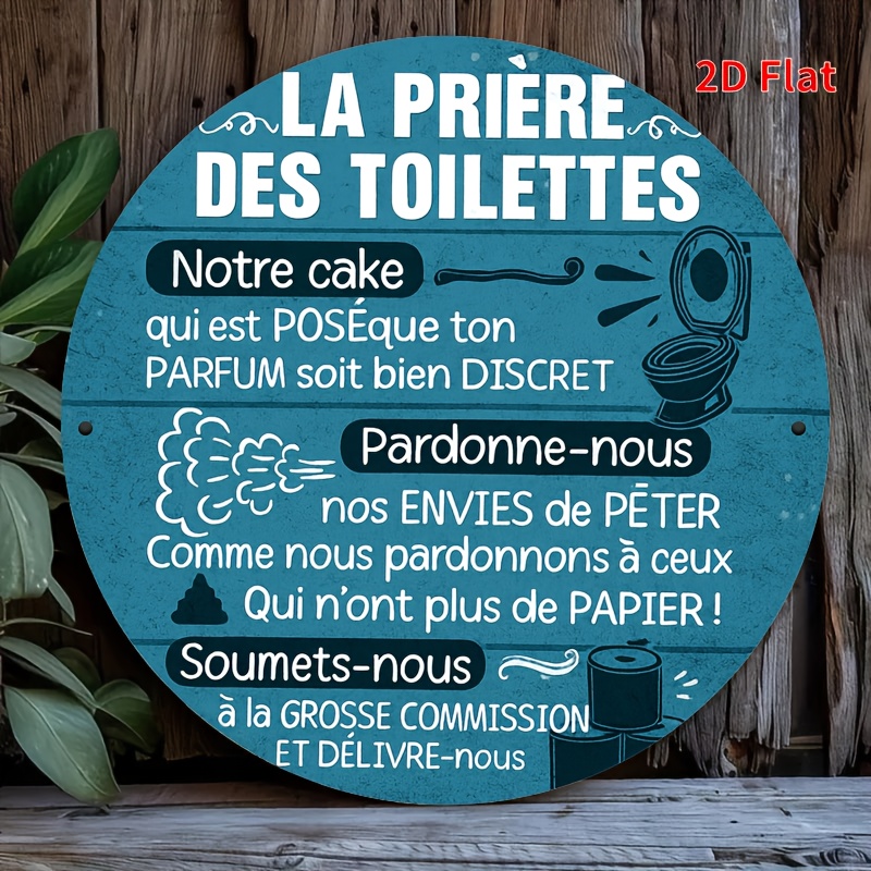 La Prière Des Toilettes Funny  - Home Bathroom Reno reseña y precio