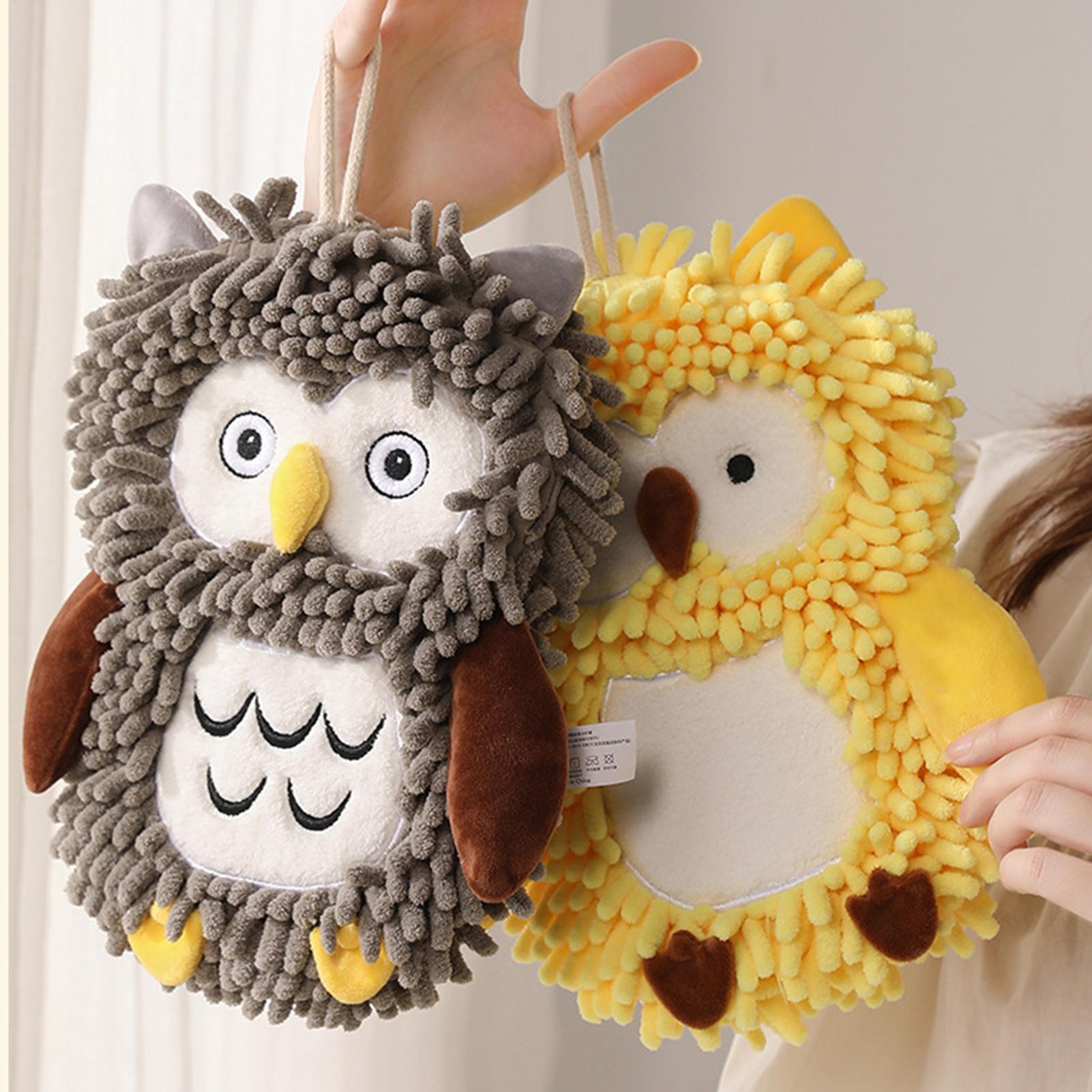 Hand Towel With Loop Owl Desig - Home Bathroom Design reseña y precio