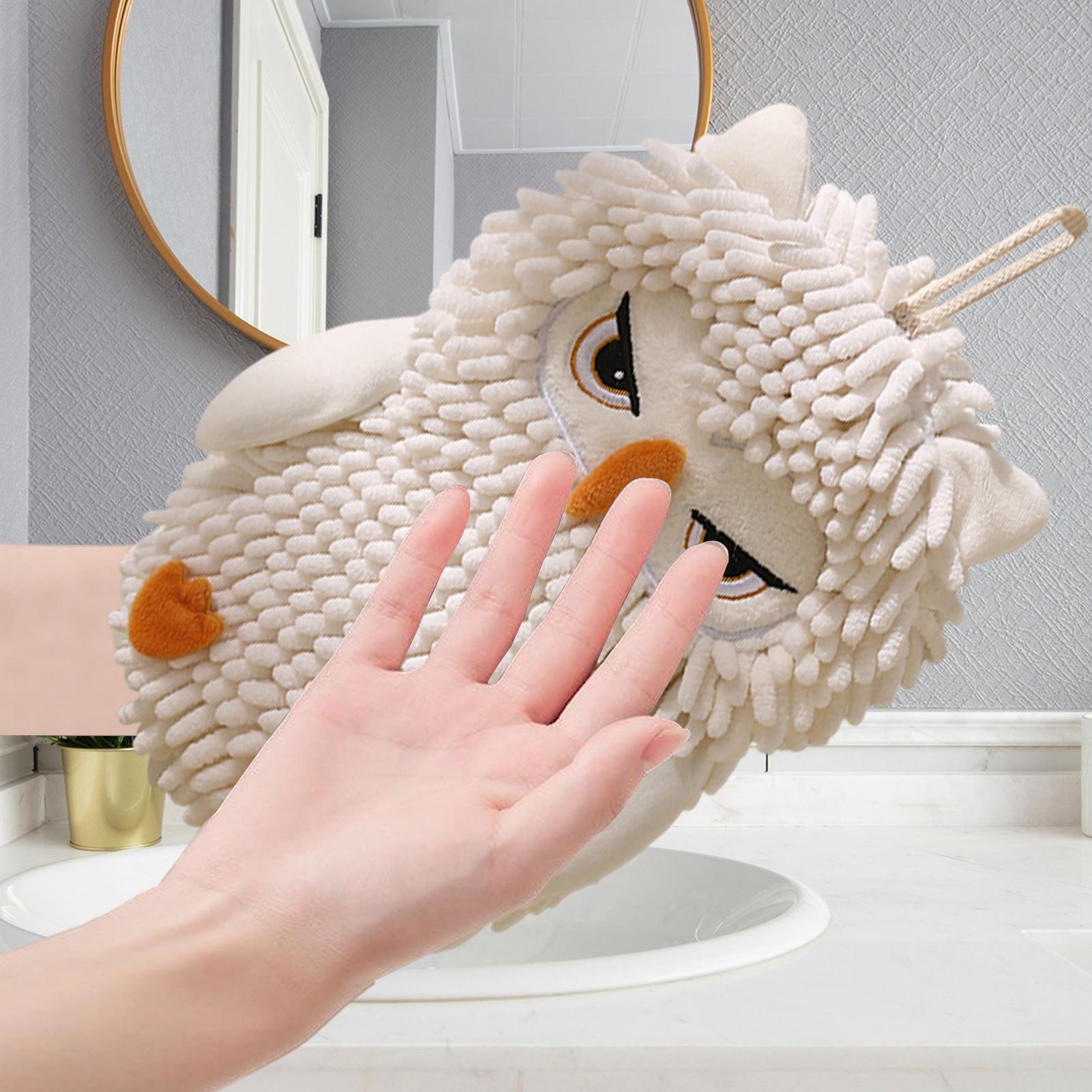 Hand Towel With Loop Owl Desig - Home Bathroom Design reseña y precio