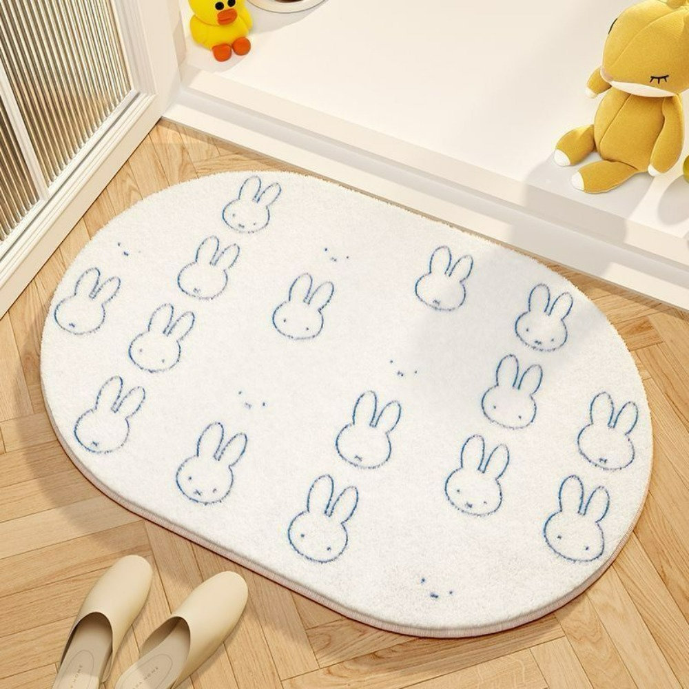 Miffy Cartoon Floor Mat Soft I - Tiny Home Bathroom Kit reseña y precio