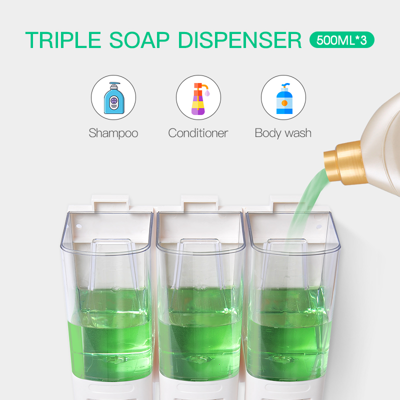 SVAVO Liquid Soap Dispenser Wa - Home Bathroom Wall Soap Dispenser reseña y precio