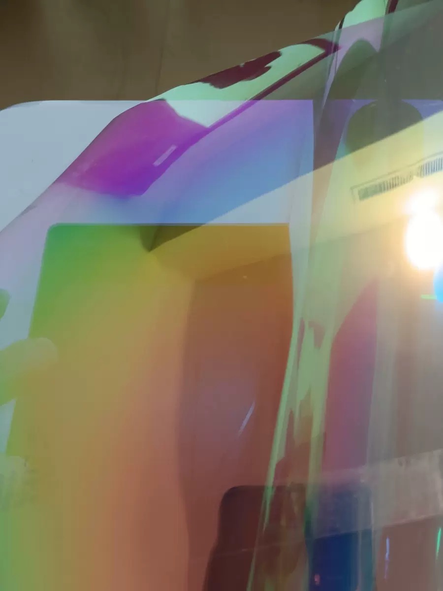 Iridescent Window Film PET Tra - Home Bathroom Window Tint reseña y precio