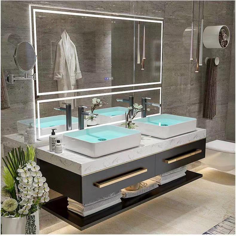 Luxury Large LED Backlit Smart - Bathroom Cabinet Mirror reseña y precio