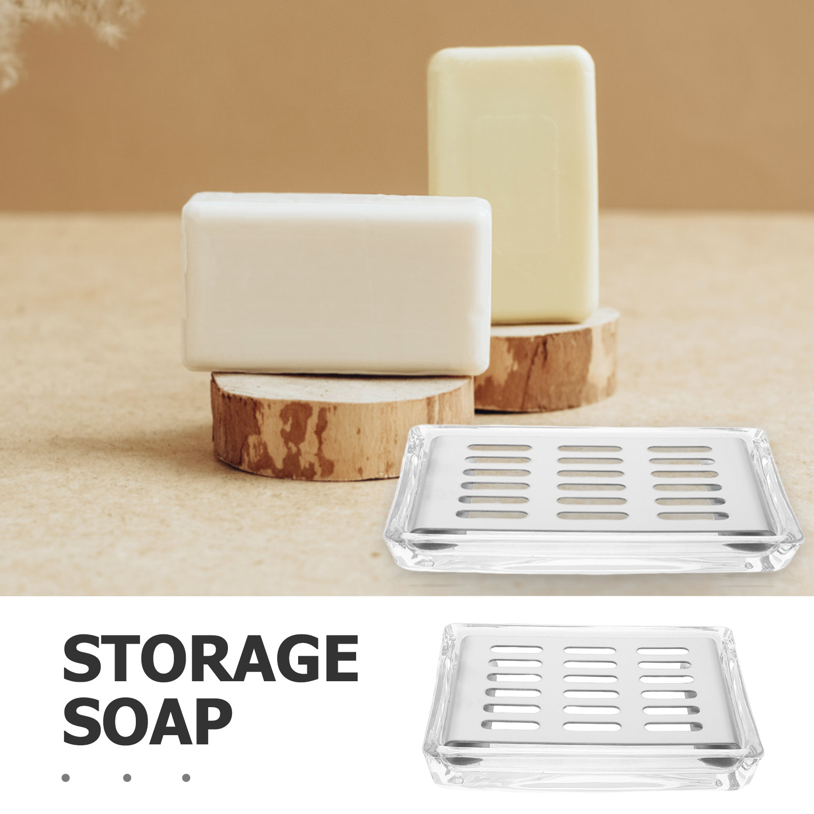 Transparent Glass Soap Holder  - Glass Soap Dish reseña y precio