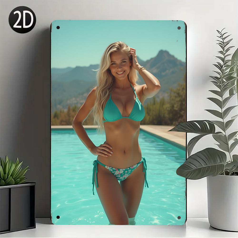 2D Flat Retro Metal Sign - Tur - Home Bathroom Design reseña y precio