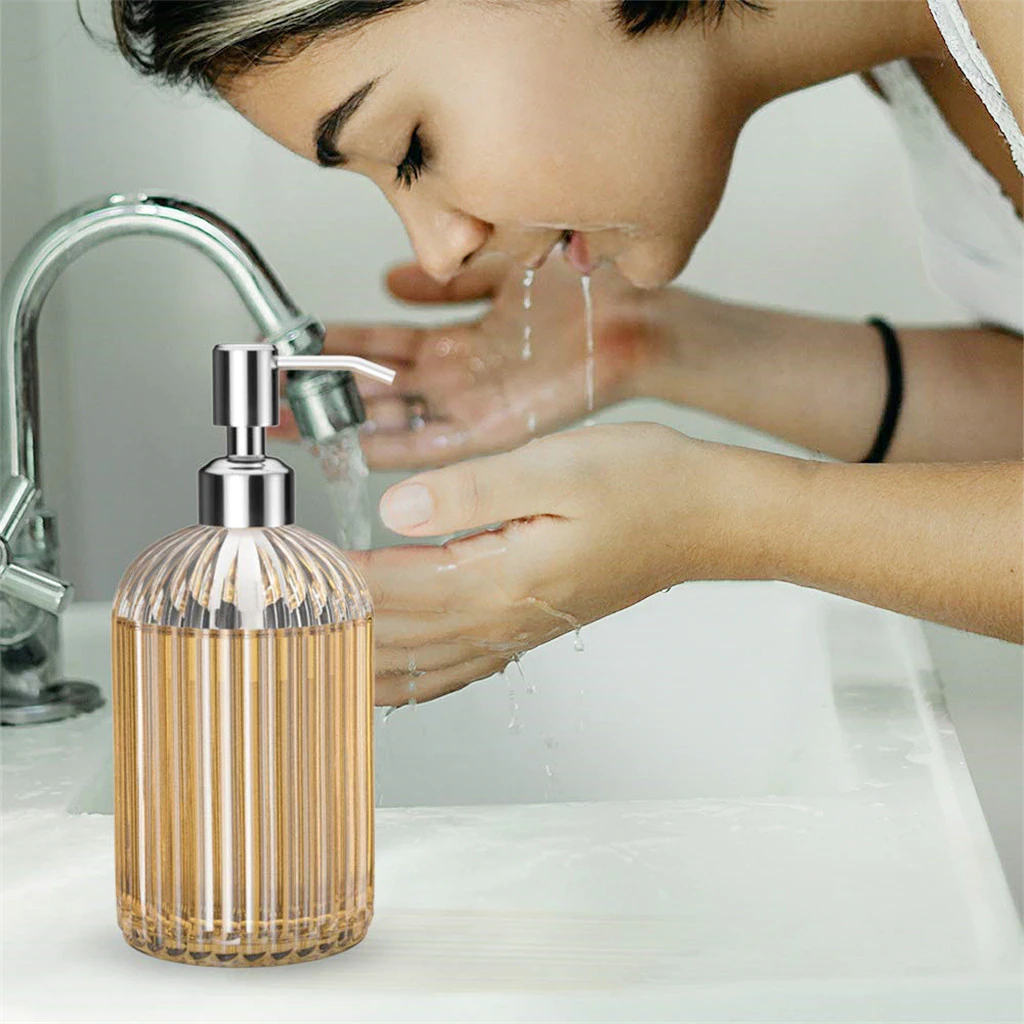 420ml Manual Soap Dispenser Tr - Glass Soap Dish reseña y precio