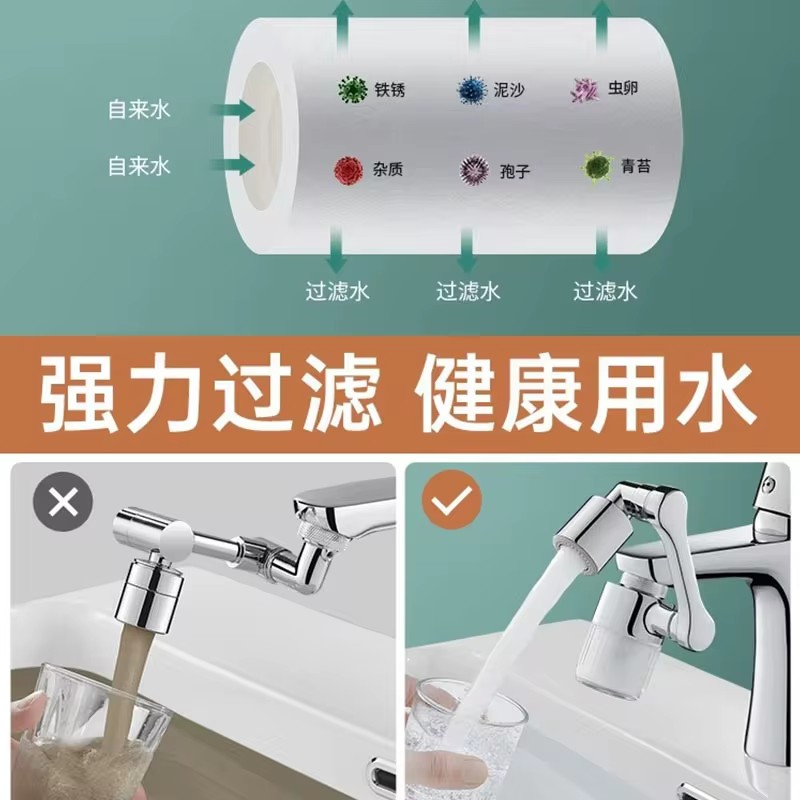New Black 1440° Rotatable with - Home Bathroom Taps reseña y precio