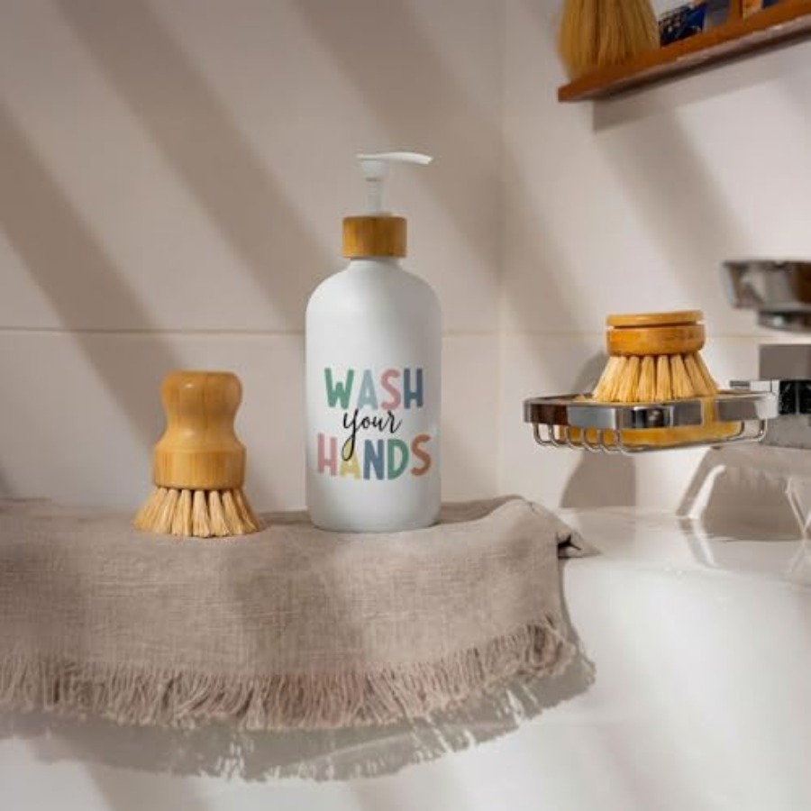 Boho Hand and Dish Soap Dispen - Glass Soap Dish reseña y precio