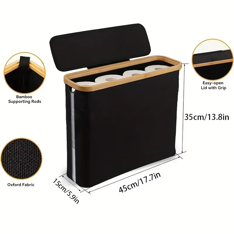 12Rolls Bamboo Toilet Paper Ho - Toilet Paper Holder reseña y precio