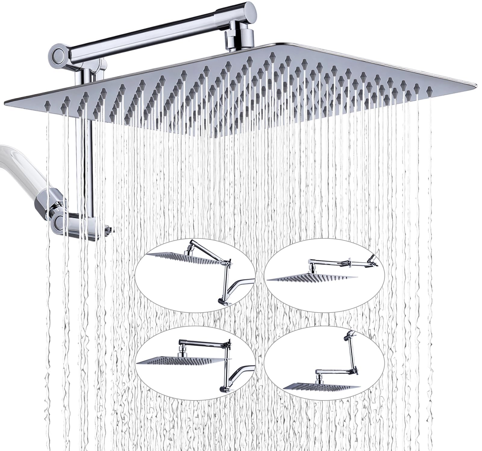 16x10 Inch Stainless Steel Rai - Shower Head Rain reseña y precio