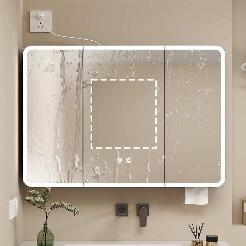 LED Smart Bathroom Mirror Cabi - Bathroom Cabinet Mirror reseña y precio