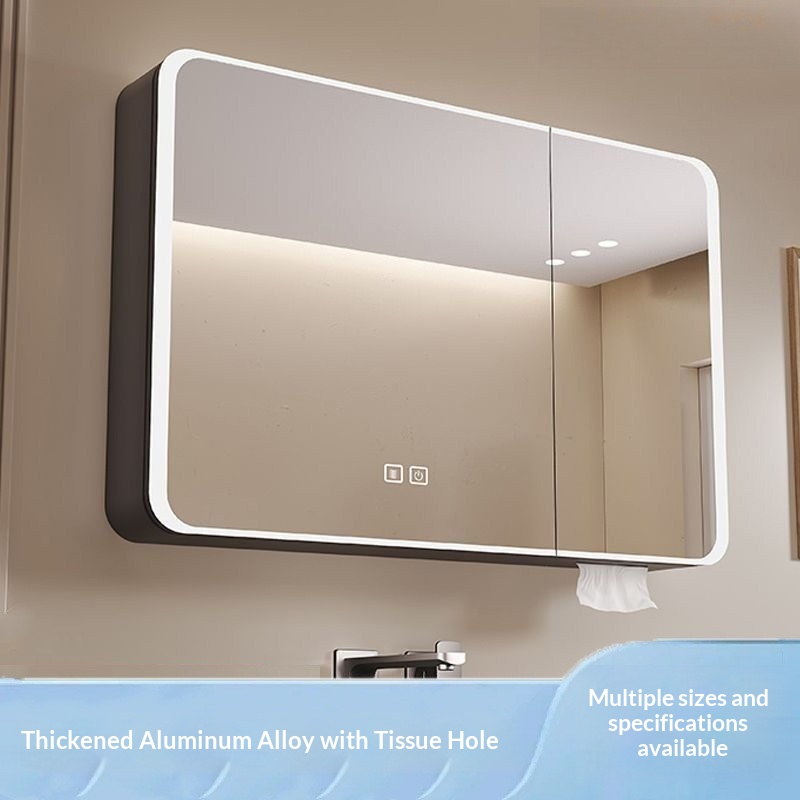 LED Smart Bathroom Mirror Cabi - Bathroom Cabinet Mirror reseña y precio