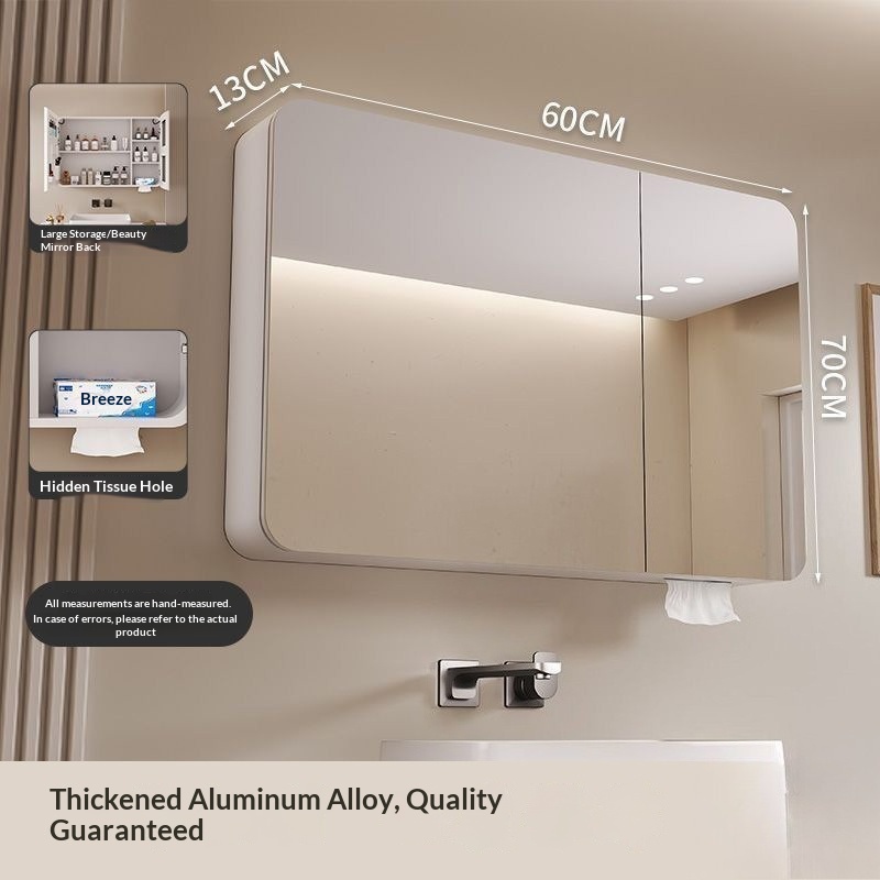 LED Smart Bathroom Mirror Cabi - Bathroom Cabinet Mirror reseña y precio