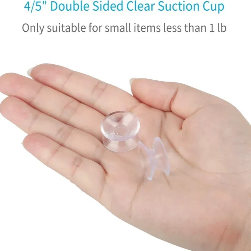 Double Sided Plastic Suction C - Glass Soap Dish reseña y precio