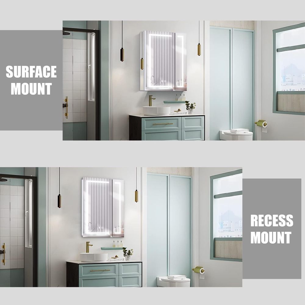 Illuminated Bathroom Mirror Ca - Bathroom Cabinet Mirror reseña y precio