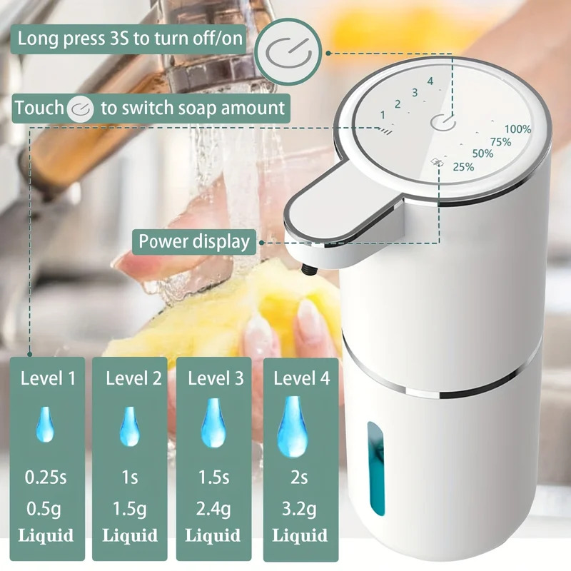 Smart Sensing Foam Soap Dispen - Home Bathroom Wall Soap Dispenser reseña y precio