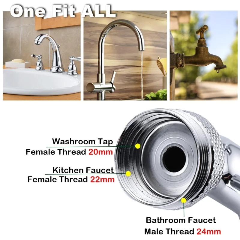 1080°Swivel Faucet Extender Si - Home Bathroom Taps reseña y precio