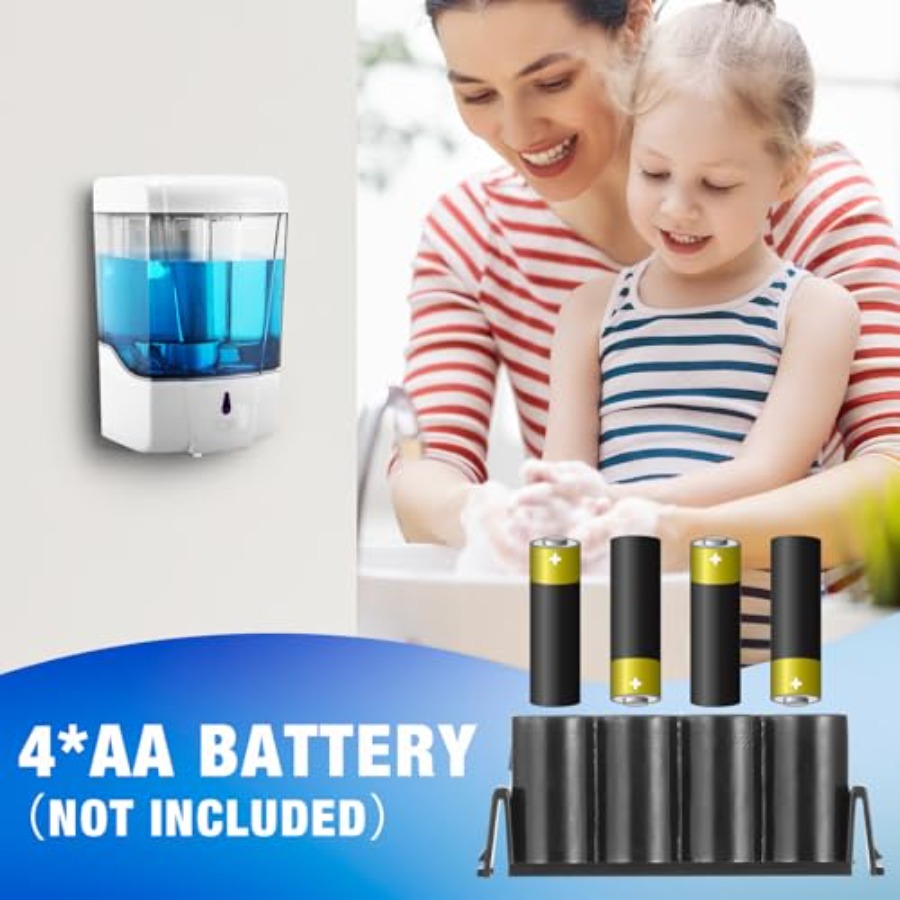 4 Pack Touchless Automatic Soa - Home Bathroom Wall Soap Dispenser reseña y precio