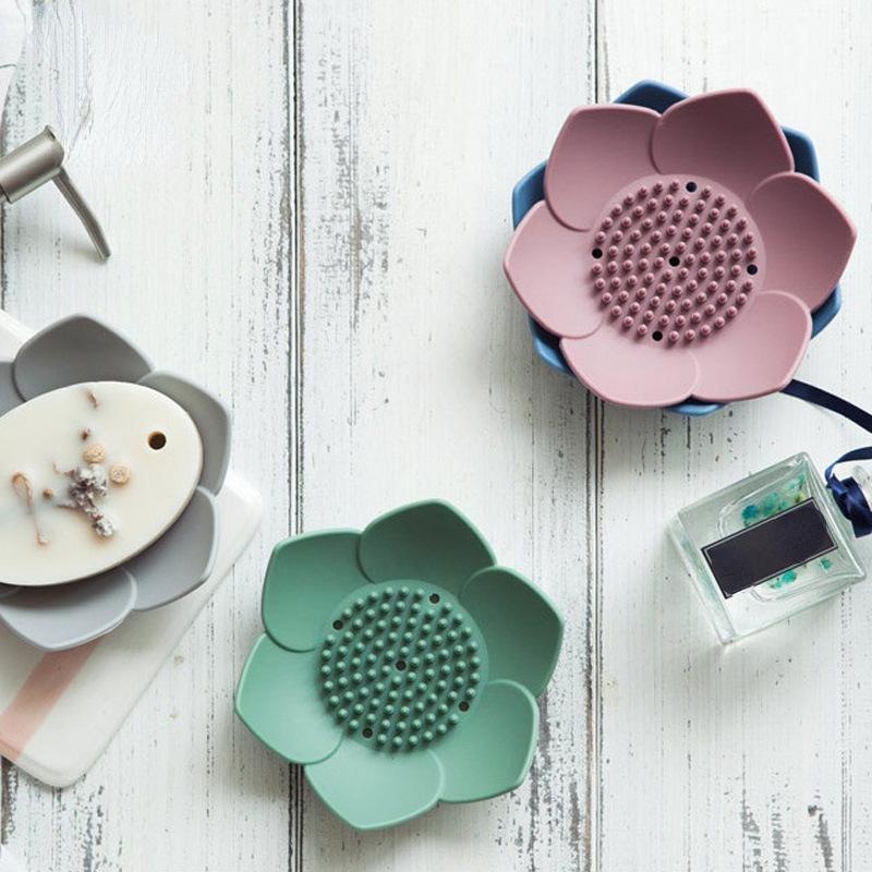 New Concise Design Silicone Lo - Glass Soap Dish reseña y precio