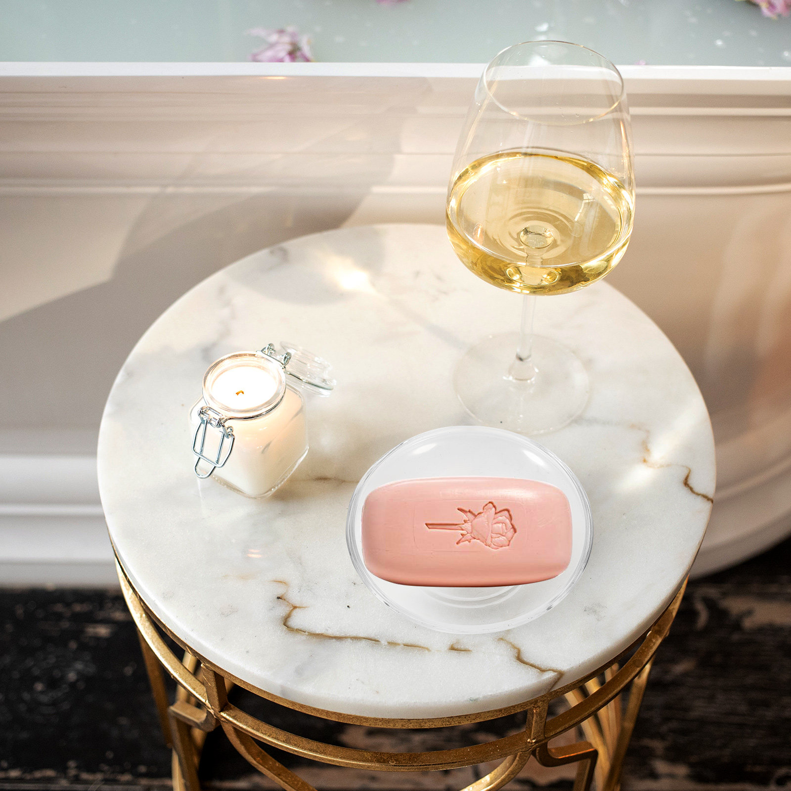 Glass Soap Box Transparent Rou - Glass Soap Dish reseña y precio