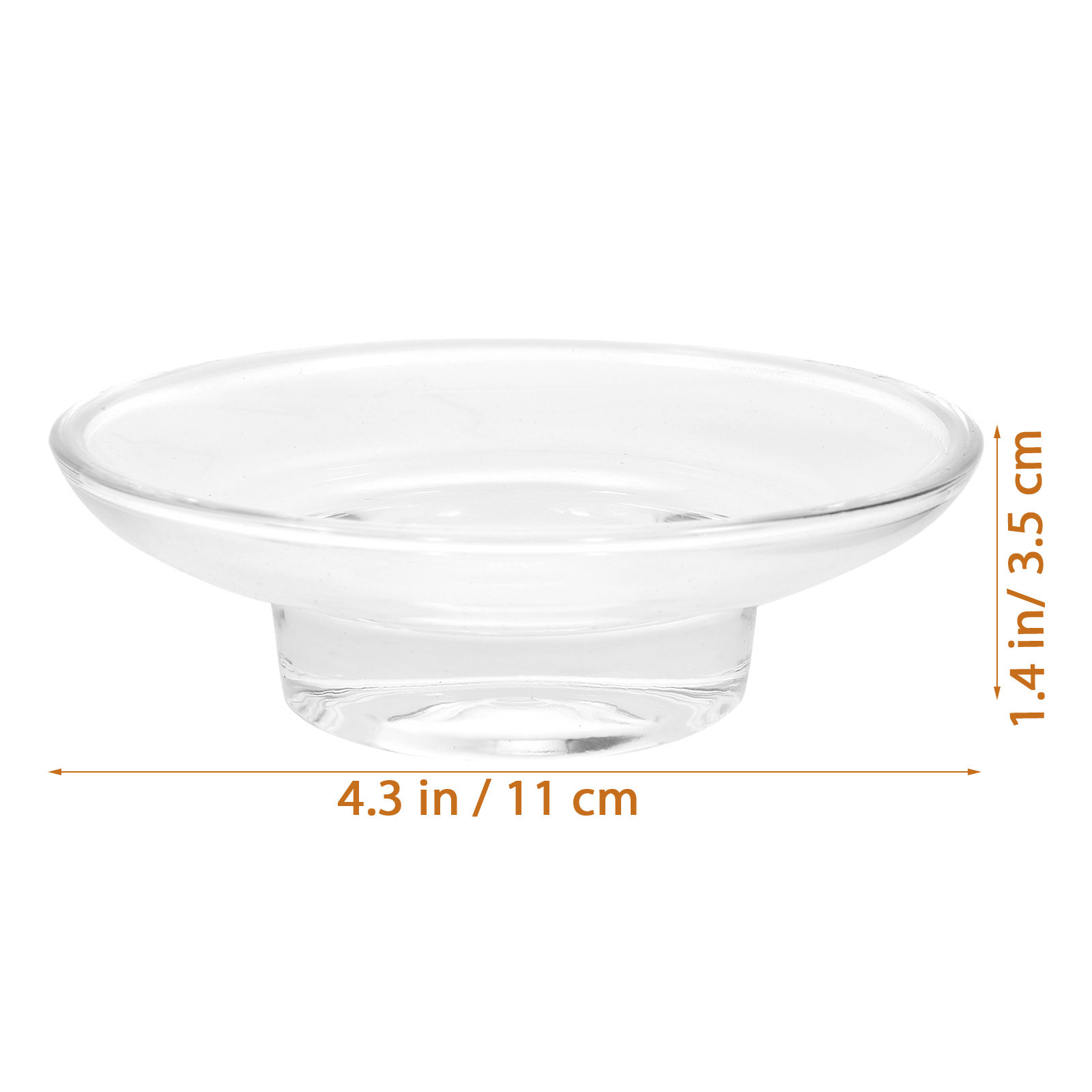 Glass Soap Box Transparent Rou - Glass Soap Dish reseña y precio