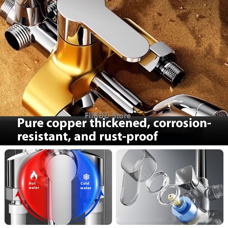 High Pressurized Shower System - Shower Head Rain reseña y precio